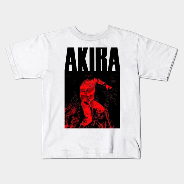 AKIRA kaneda red Kids T-Shirt by paisdelasmaquinas